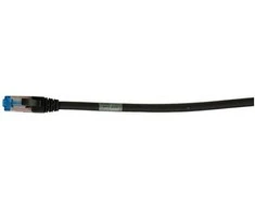 Synergy21 Patchkabel RJ45, CAT6A 500Mhz, 7,5m, juodas, S-STP(S/FTP), TPE/LSZH(Superflex), AWG26,