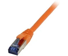 Synergy21 Patchkabel RJ45, CAT6A 500Mhz, 3m, oranžinis, S-STP(S/FTP), TPE/LSZH(Superflex), AWG26,