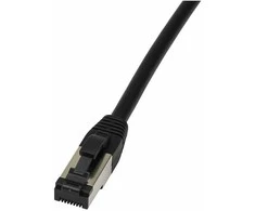 Synergy21 Patchkabel RJ45, CAT6A 500Mhz, 5m, juodas, S/FTP, slimline rund d=4,5mm, TPE/LSZH(Superflex), AWG28, mit CAT7 Rohk., drehbarer Stecker,