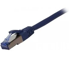 Synergy21 Patchkabel RJ45, CAT6A 500Mhz, 0,5m, blau, S-STP(S/FTP), Komponent getestet(GHMT certified), AWG26,