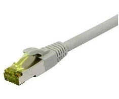 Synergy21 Patchkabel RJ45, CAT6A 500Mhz, 5m, grau, S-STP(S/FTP), TPE/LSZH(Ultraflex), AWG26, mit CAT7 Rohkabel,