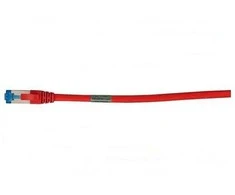 Synergy21 Patchkabel RJ45, CAT6A 500Mhz, 0,15m, raudona, S-STP(S/FTP), AWG26, LSZH,