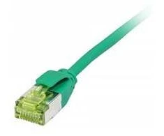 Synergy21 Patchkabel RJ45, CAT6A 500Mhz, 3m, grün, U/FTP, slimline rund d=3,8mm, TPE/LSZH(Superflex), AWG32, mit CAT7 Rohkabel,