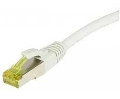 Synergy21 Patchkabel RJ45, CAT6A 500Mhz, 1,5m, baltas, S-STP(S/FTP), TPE/LSZH(Ultraflex), AWG26, mit CAT7 Rohkabel,