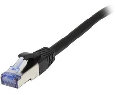 Synergy21 Patchkabel RJ45, CAT6A 500Mhz, 3m, juodas, S-STP(S/FTP), AWG26, LSZH,