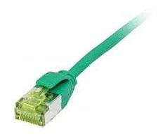 Synergy21 Patchkabel RJ45, CAT6A 500Mhz, 0,15m, grün, U/FTP, slimline rund d=3,8mm, TPE/LSZH(Superflex), AWG32, mit CAT7 Rohkabel,