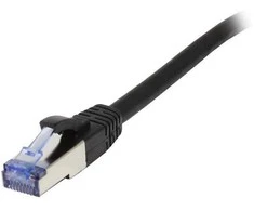 Synergy21 Patchkabel RJ45, CAT6A 500Mhz, 15m, juodas, S-STP(S/FTP), Komponent getestet(GHMT certified), AWG26,
