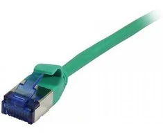 Synergy21 Patchkabel RJ45, CAT6A 500Mhz, 10m, grün, U/FTP, slimline rund d=3,8mm, TPE(Superflex), AWG32,
