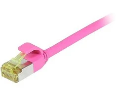 Synergy21 Patchkabel RJ45, CAT6A 500Mhz, 5m, magenta, S-STP(S/FTP), slimline rund d=4,5mm, TPE/LSZH(Superflex), AWG28, mit CAT7 Rohkabel,