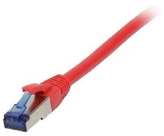 Synergy21 Patchkabel RJ45, CAT6A 500Mhz, 1,5m, raudona, S-STP(S/FTP), TPE/LSZH(Superflex), AWG26,