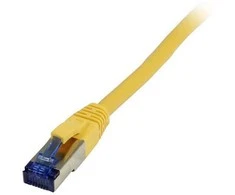 Synergy21 Patchkabel RJ45, CAT6A 500Mhz, 0,5m, gelb, S-STP(S/FTP), TPE/LSZH(Superflex), AWG26,