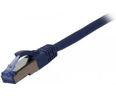 Synergy21 Patchkabel RJ45, CAT6A 500Mhz, 2m, blau, S-STP(S/FTP), Komponent getestet(GHMT certified), AWG26,