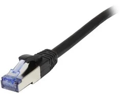 Synergy21 Patchkabel RJ45, CAT6A 500Mhz, 7,5m, juodas, S-STP(S/FTP), Komponent getestet(GHMT certified), AWG26,