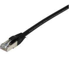Synergy21 Patchkabel RJ45, CAT8.1 2000Mhz, 0,15m, juodas, S-STP(S/FTP), TPE/LSZH(SuperFlex), AWG26,
