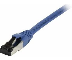 Synergy21 Patchkabel RJ45, CAT8.1 2000Mhz, 1,5m, blau, S-STP(S/FTP), TPE/LSZH(SuperFlex), AWG26,