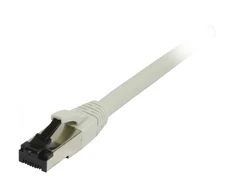 Synergy21 Patchkabel RJ45, CAT8.1 2000Mhz, 5m, grau, S-STP(S/FTP), TPE/LSZH(SuperFlex), AWG26,