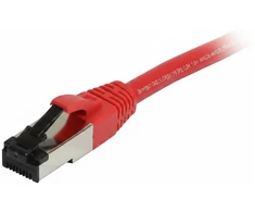 Synergy21 Patchkabel RJ45, CAT8.1 2000Mhz, 1,0m, raudona, S-STP(S/FTP), TPE/LSZH(SuperFlex), AWG26,