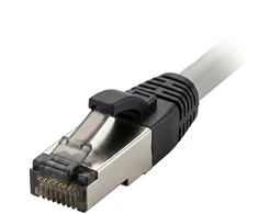 Synergy21 Patchkabel RJ45, CAT8.1 2000Mhz, 0,5m, grau, S-STP(S/FTP), TPE/LSZH(SuperFlex), AWG26,