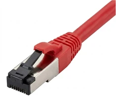 Synergy21 Patchkabel RJ45, CAT8.1 2000Mhz, 3m, raudona, S-STP(S/FTP), TPE/LSZH(SuperFlex), AWG26,