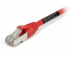 Synergy21 Patchkabel RJ45, CAT8.1 2000Mhz, 0,5m, raudona, S-STP(S/FTP), TPE/LSZH(SuperFlex), AWG26,