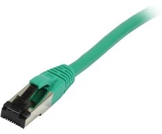 Synergy21 Patchkabel RJ45, CAT8.1 2000Mhz, 0,25m, grün, S-STP(S/FTP), TPE(Ultra SuperFlex), AWG26,