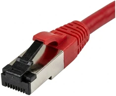 Synergy21 Patchkabel RJ45, CAT8.1 2000Mhz, 1,5m, raudona, S-STP(S/FTP), TPE/LSZH(SuperFlex), AWG26,