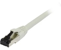 Synergy21 Patchkabel RJ45, CAT8.1 2000Mhz, 0,25m, grau, S-STP(S/FTP), TPE(Ultra SuperFlex), AWG26,