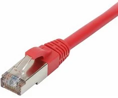 Synergy21 Patchkabel RJ45, CAT8.1 2000Mhz, 5m, raudona, S-STP(S/FTP), TPE/LSZH(SuperFlex), AWG26,