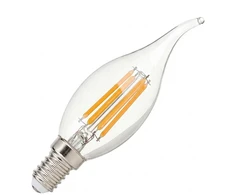 Synergy21 Synergy 21 LED Retrofit E14 Kerze skaidrus geschweift 4,5W ww