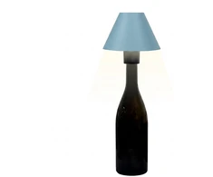 Synergy21 Synergy 21 LED Tischleuchte Akku für Flaschen, outdoor IP54, Touch Switch dimmbar, blau