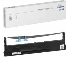 Tally Dascom DASCOM Farbband juodas für 2600+ ca. 10 Mio Zeichen - Original - Ribbon Cartridge
