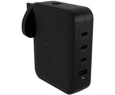 Targus „Hyper HyperJuice“ 145 W USB-C GaN kelioninis įkroviklis su 4 prievadais – „Baltas“