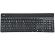Klaviatūra Targus EcoSmart* - Klaviatūra - zrównoważone pozyskiwanie energii - antimicrobial - su pašvietimu - belaidė - Bluetooth 5.0 - QWERTY - GB - przełączniki: Scissor-Key - juoda - zrównoważone opakowanie