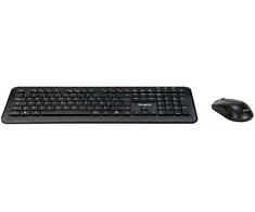 TARGUS - Klaviatūra ir pelė - Kombination - full size - belaidė - 2.4 GHz - AZERTY - Franzsisch - Juodas