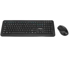 Klaviatūra ir pelė Targus KM610 - Rinkinys Klaviatūra ir pelė - kombinacja - full size - belaidis - 2.4 GHz - QWERTY - hiszpański - juoda