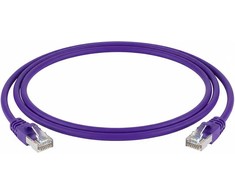 Telegartner Karl Gartner Telegärtner Komutacinis kabelis, S/FTP, PiMF, Cat 6A (ISO/IEC), violetinis, 2,0 m (L00001A0194)