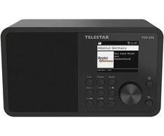 Radio Telestar TOP 200 DAB+ Internet radio juodas