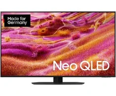 Televizorius 125cm/50" (3840x2160) Samsung GQ50QN90FATXZG 16:9 Neo QLED Mini-LED 120Hz 4x HDMI 2x USB WLAN Twin-Imtuvas Dolby Atmos Smart TV Titan Juodas