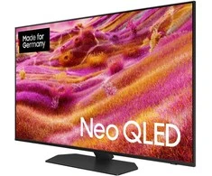 Televizorius 125cm/50" (3840x2160) Samsung GQ50QN90FATXZG 16:9 Neo QLED Mini-LED 120Hz 4x HDMI 2x USB WLAN Twin-Imtuvas Dolby Atmos Smart TV Titan Juodas