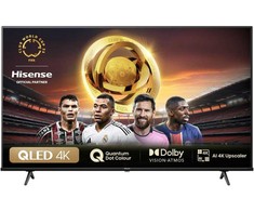 Televizorius TV Set Hisense 75E77NQ 75" 4K QLED Smart TV, HDR10+, Juodas