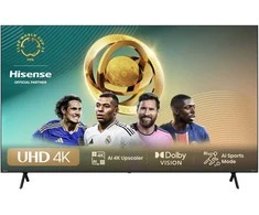 Televizorius TV Set Hisense 85E6NT 85" (3840x2160) UHD Smart TV DLED Juodas