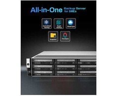 „TERRAMASTER U12-500 Plus NAS“ failų serveris, „Intel Core i7-1255U“, 16 GB RAM, 12 lizdų
