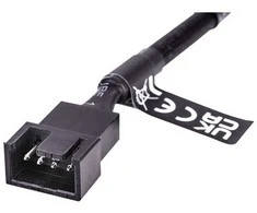 Thermaltake 4 kontaktų - 4 kontaktų x2, 0,11 m, Juodas (AC-060-CO1OTN-F1)