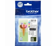 Brother LC-3213VAL rašalo kasetė Originalus Juoda, Žydras, Rausvai raudona, Geltona Sudėtinė pakuotė