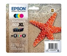 Originali Epson Ink Cartridge Epson Ink C13T03A64020 4 Dalys Juodas Multicolor