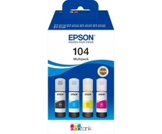 Epson 104 EcoTank (C13T00P640) Rašalo papildymo buteliukų komplektas, C/M/Y/BK
