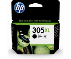 Hewlett Packard (HP) HP 305XL didelio našumo Juodas rašalo kasetė, 240 puslapių, skirta HP DeskJet 2300, 2710, 2720, Plus 4100