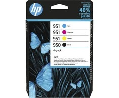 Hewlett Packard (HP) HP 950/951 4-pack (6ZC65AE) Rašalinių kasečių komplektas, BK/C/M/Y