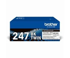 BROTHER TN247BK DVIEJŲ PAKETŲ TONERIAI „Juodas“ (BK = 3 000 PUSLAPŲ/KASETĖ)
