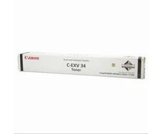 Dažomieji milteliai CANON C-EXV34Bk, Juoda